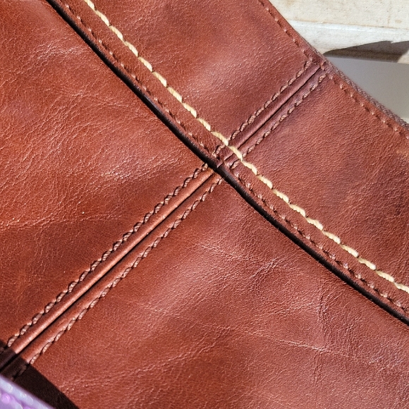 Coach Rich Brown Leather Shoulder Bag - Picture 5 of 12